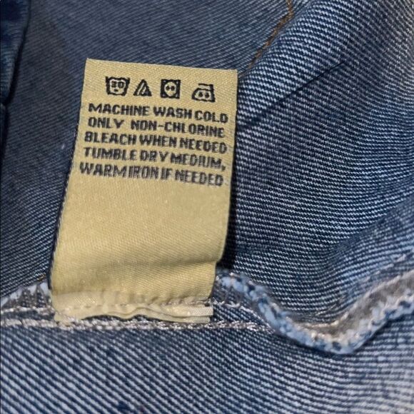 LILY PARKER Dark Denim Jumper Overall Dress-S - Picture 10 of 10